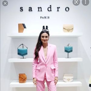 Sandro pink blazer